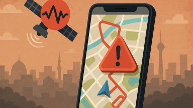 اختلال GPS و اپلیکیشن های مسیریابی در ایران