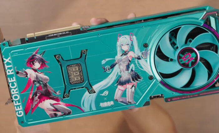 ایسوس از کارت گرافیک RTX 5080 ROG Astral Hatsune Miku رونمایی کرد