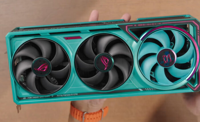 ایسوس از کارت گرافیک RTX 5080 ROG Astral Hatsune Miku رونمایی کرد