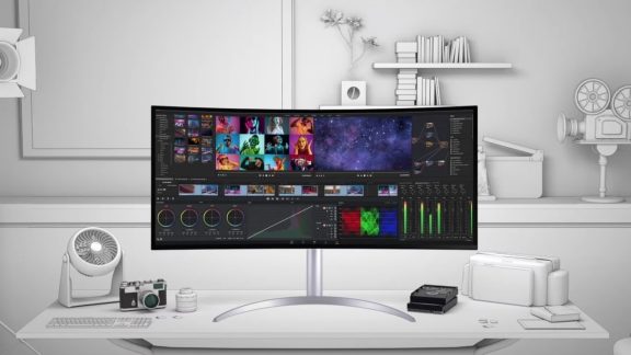 مانیتور فوق عریض 5K2K جدید الجی با پنل Nano IPS Black و پورت Thunderbolt 5 معرفی شد