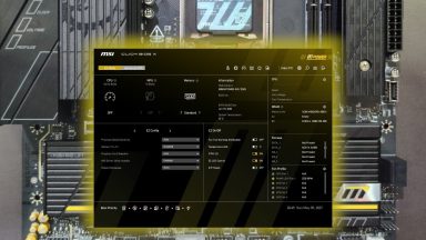 مادربرد MSI B850MPOWER با تم بایوس زرد نوستالژیک و قابلیتهای جدید معرفی شد