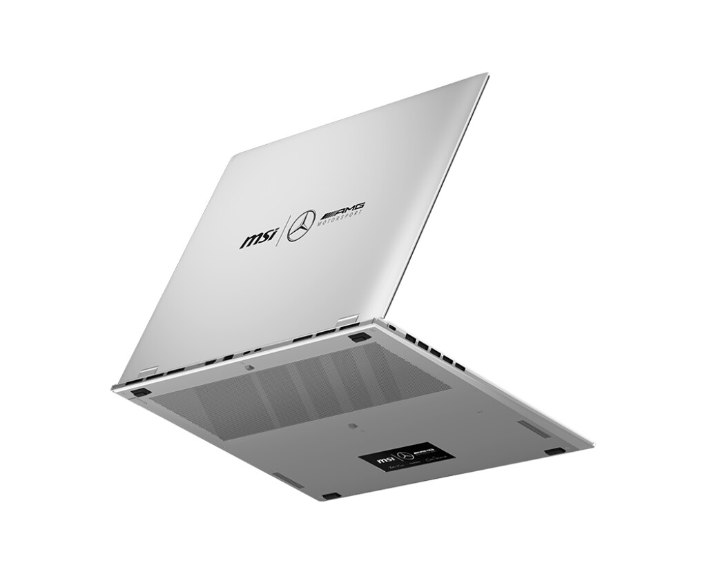 طراحی انحصاری لپتاپ MSI Prestige 16 AI+ با الهام از خودروهای AMG مرسدس بنز