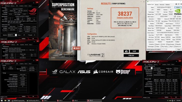 تیم OGS؛ پیشتاز اورکلاک با کارت گرافیک RTX 5090 D
