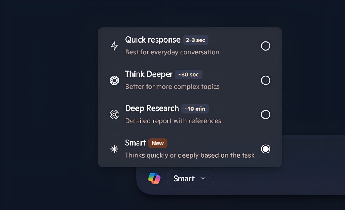 اضافه شدن حالت جدید Smart به Copilot