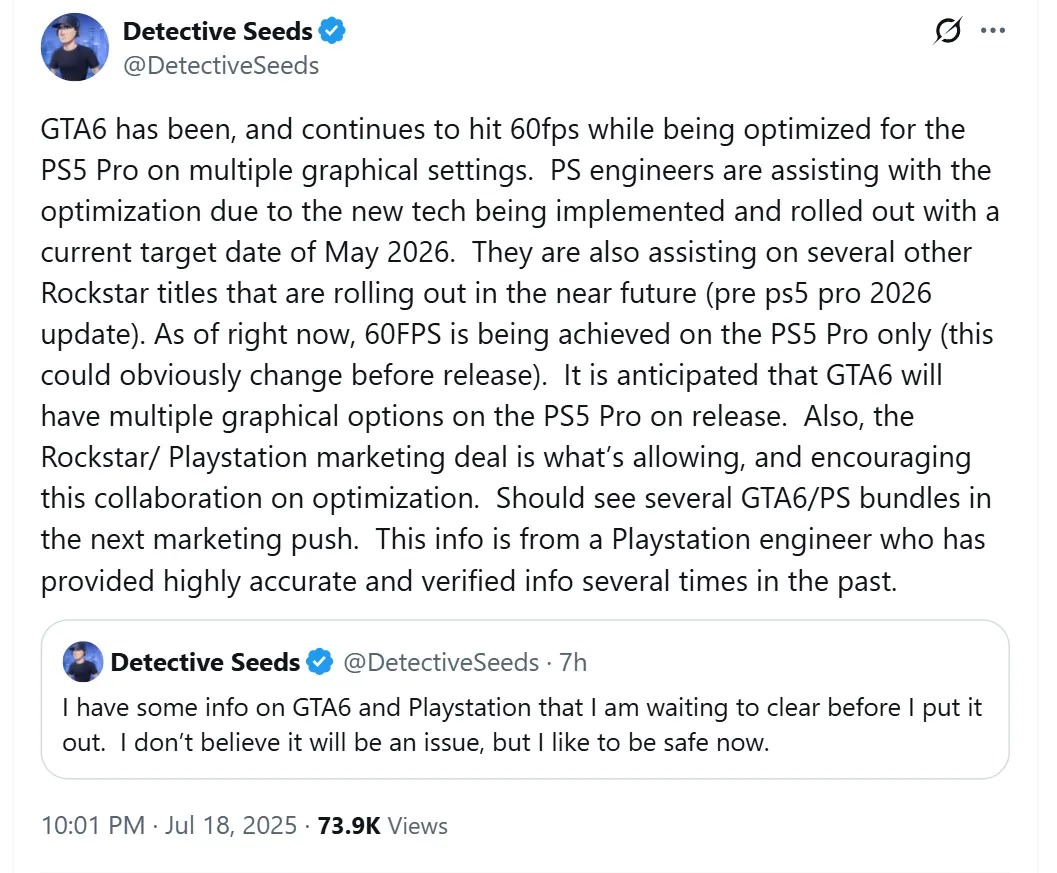 بازی GTA 6 روی PS5 Pro