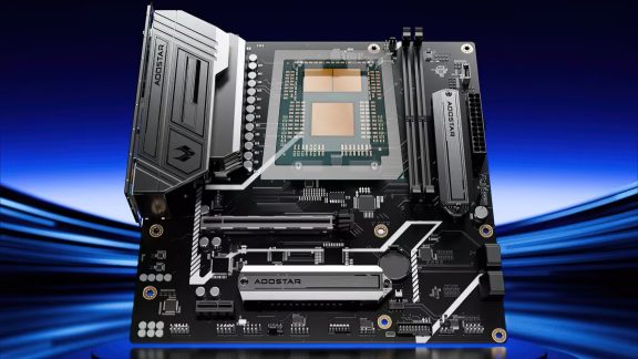 اولین مادربرد MoTD جهان با پردازنده AMD Ryzen 9 9955HX3D توسط AOOSTAR معرفی شد