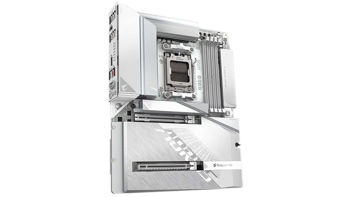 مادربرد گیگابایت B850 AORUS STEALTH ICE