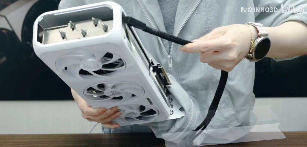 کارت گرافیک Inno3D RTX 5070 Ti با طراحی کابل مخفی