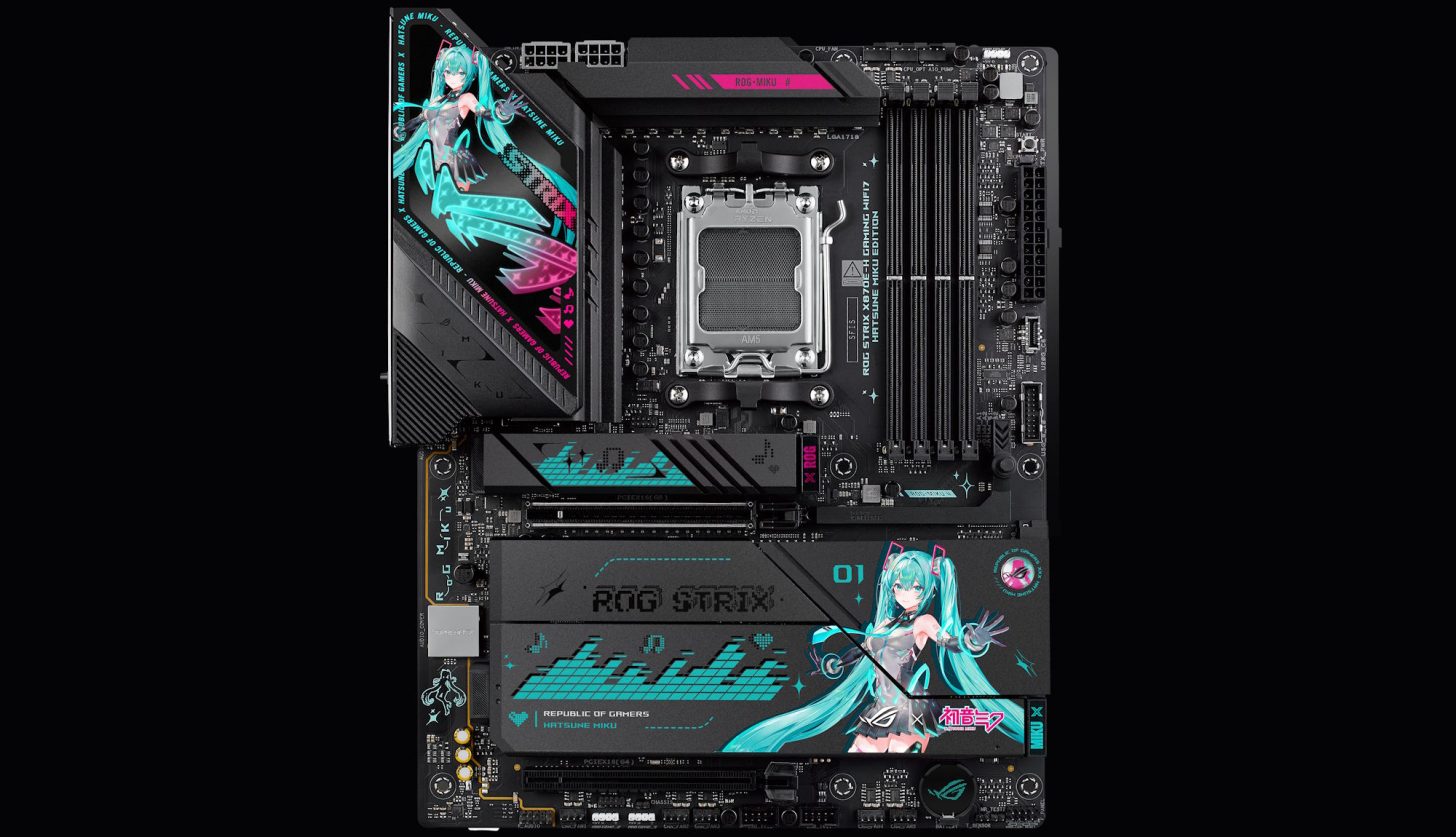 ایسوس مجموعه سختافزارهای ROG با طرح Hatsune Miku را عرضه کرد