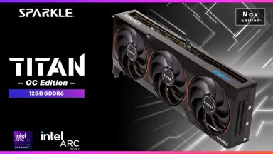 کارت گرافیک SPARKLE Arc B580 TITAN NOX Edition عرضه شد