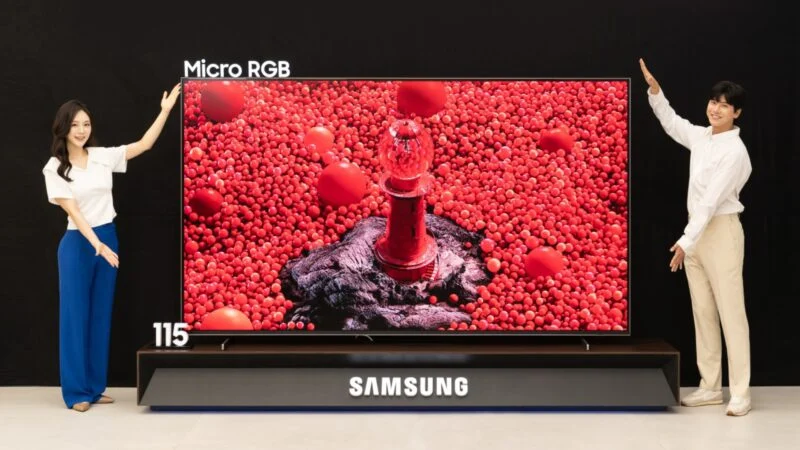 تلویزیون 115 اینچی سامسونگ معرفی شد؛ ترکیب فناوری Micro RGB و قدرت هوش مصنوعی
