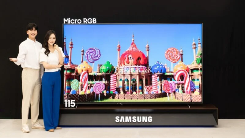 تلویزیون 115 اینچی سامسونگ معرفی شد؛ ترکیب فناوری Micro RGB و قدرت هوش مصنوعی