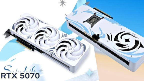 کارت گرافیک Zephyr GeForce RTX 5070 Spindrift عرضه شد