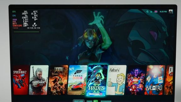 عملکرد خیرهکننده لپتاپ مجهز به AMD Strix Halo با سیستمعامل لینوکس در بازیهای سنگین