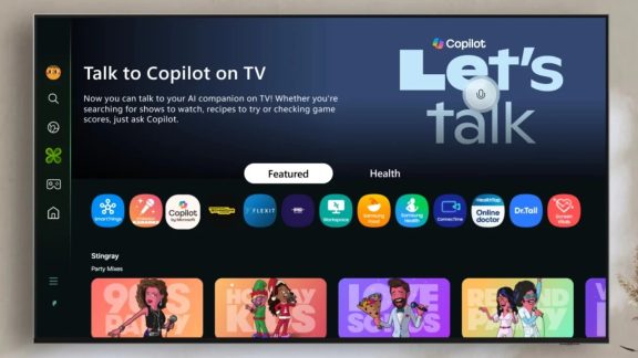 دستیار هوش مصنوعی کوپایلت مایکروسافت به تلویزیونها و مانیتورهای سامسونگ میآید