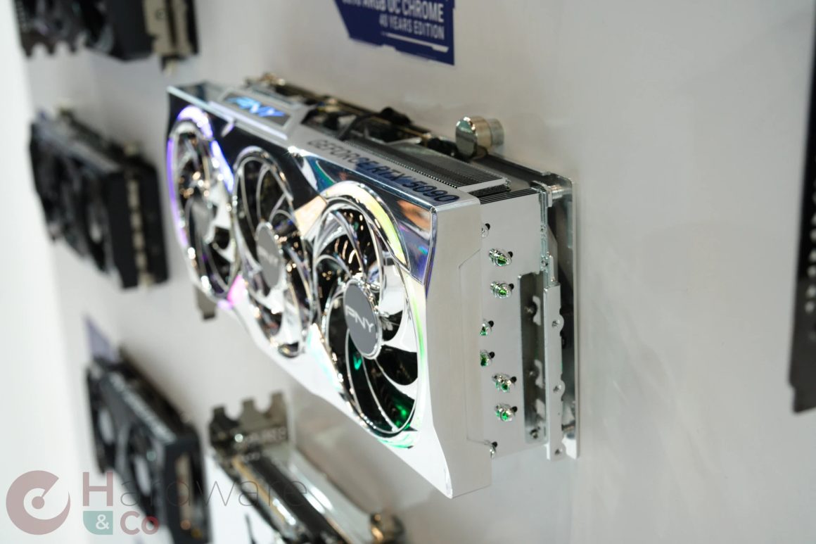 کارت گرافیک PNY RTX 5090 و RTX 5080 Chrome ARGB