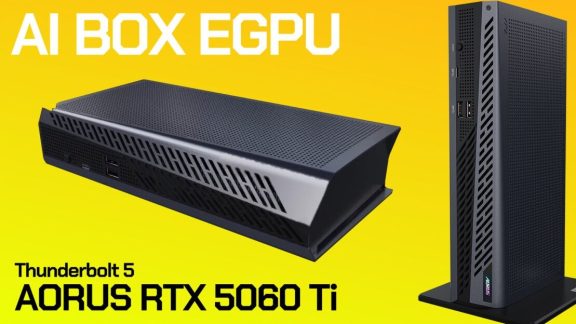 eGPU جدید گیگابایت با RTX 5060 Ti نسخه 16 گیگابایت و اتصال Thunderbolt 5 معرفی شد