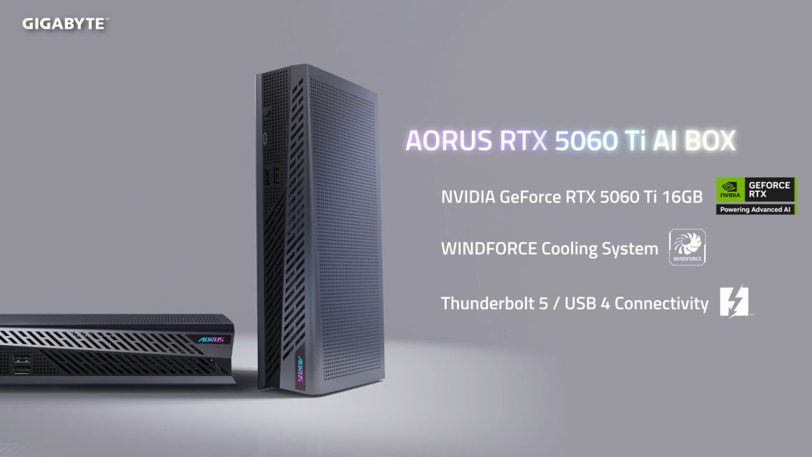 eGPU گیگابایت RTX 5060 Ti 16 گیگابایت
