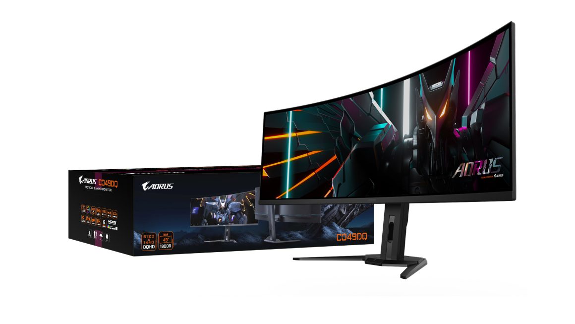 مانیتور گیمینگ AORUS CO49DQ گیگابایت