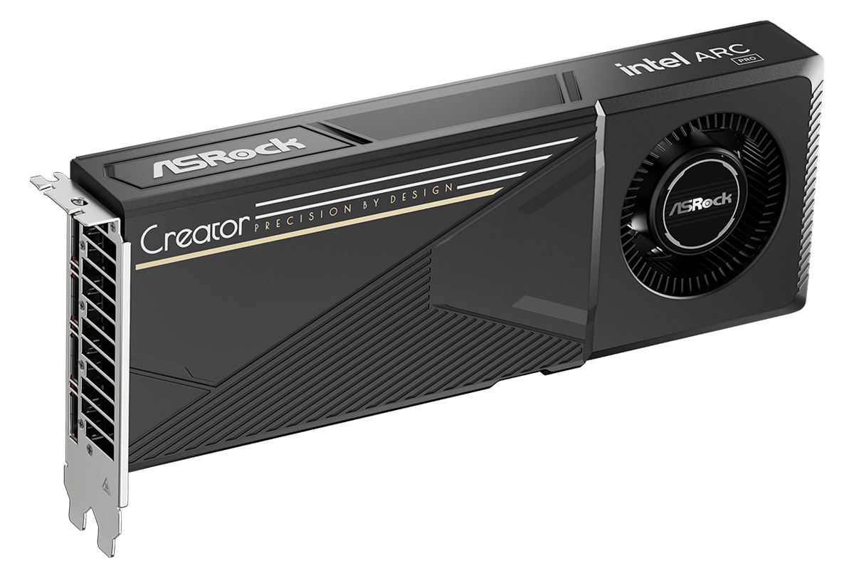 کارت گرافیک Arc Pro B60 Creator ازراک با قیمت 599 دلار لیست شد