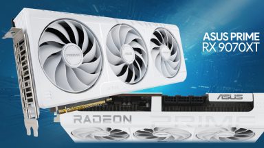 کارت گرافیک ایسوس Radeon RX 9070 XT PRIME White عرضه شد