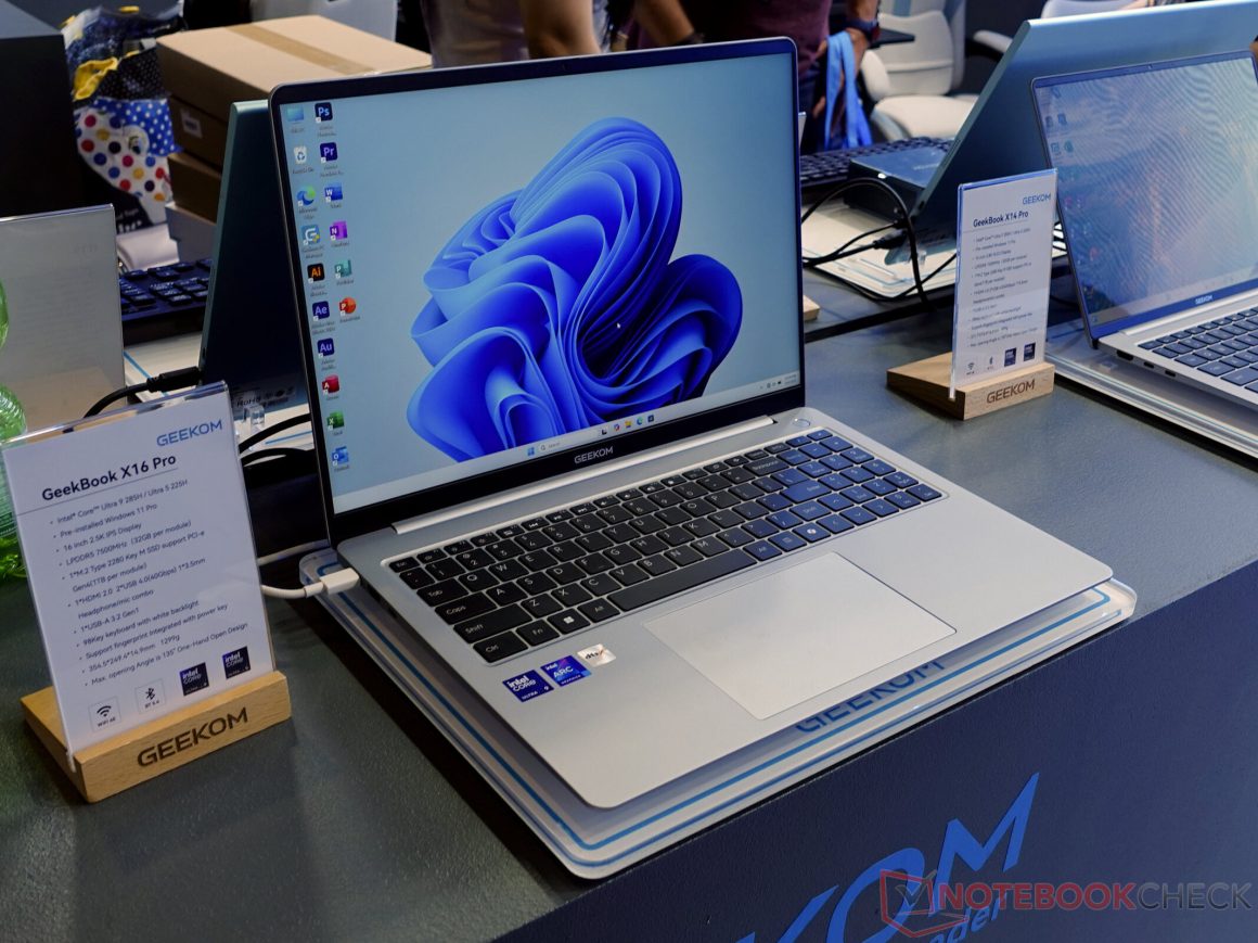لپتاپ GEEKOM GeekBook X14 Pro و X16 Pro