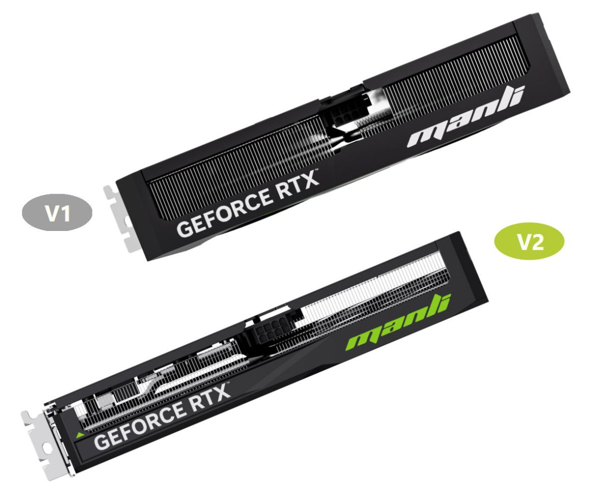 مانلی کارت گرافیک RTX 5060 Ti V2