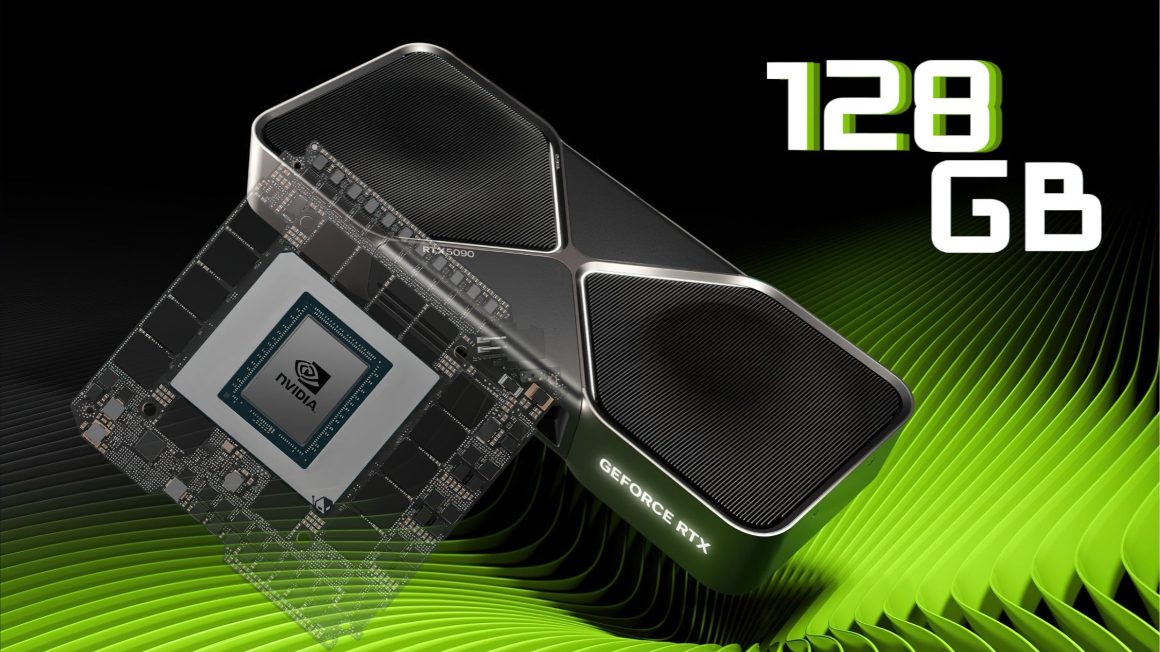 کارت گرافیک GeForce RTX 5090 با 128 گیگابایت حافظه وجود ندارد