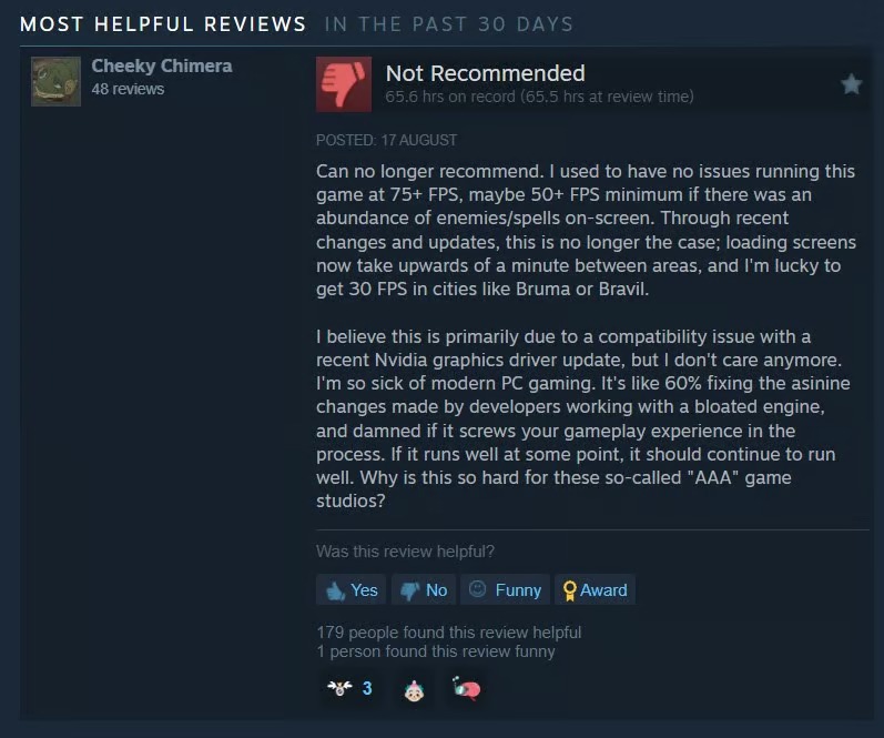 آپدیت دردسرساز بازی Oblivion Remastered