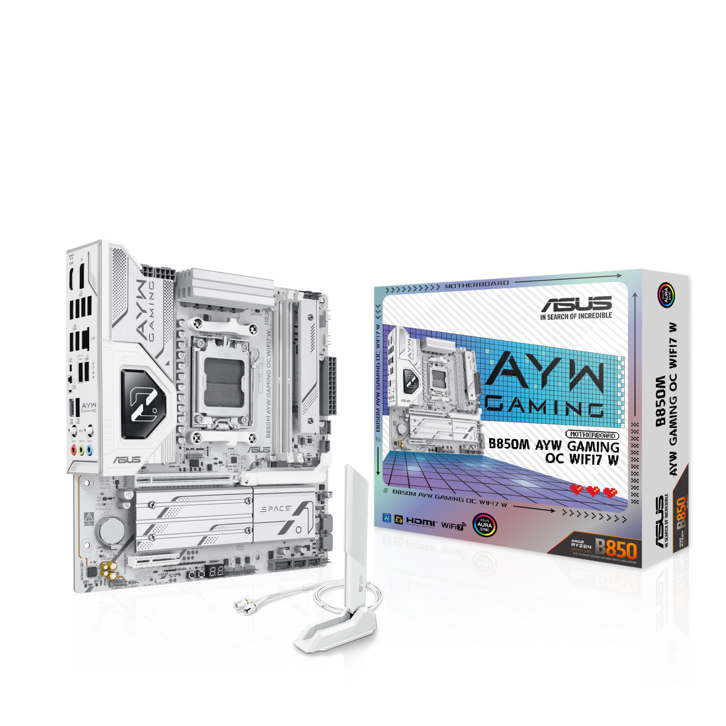 ایسوس مادربرد B850M AYW Gaming OC را با ویژگیهای جذاب عرضه کرد