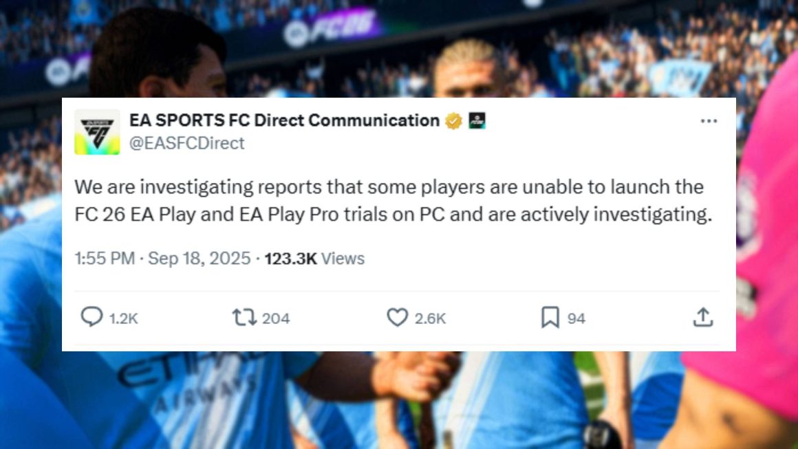 خطای نسخه PC بازی EA Sports FC 26