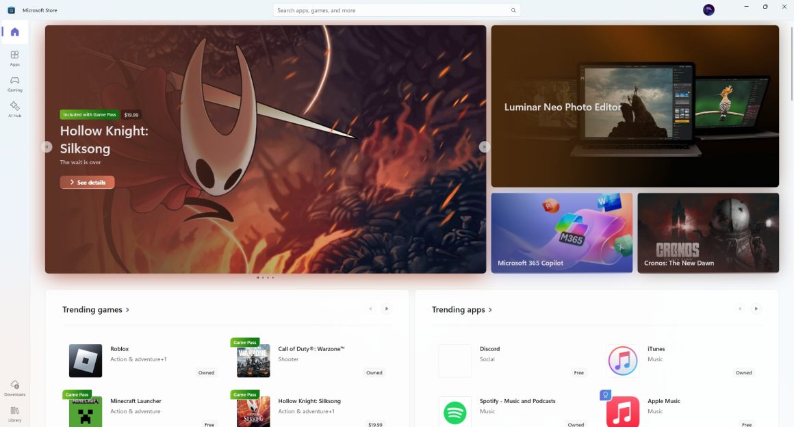 ثبت رایگان در Microsoft Store