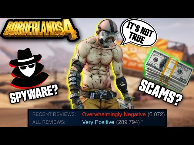 تکذیب وجود جاسوسافزار در بازی Borderlands IV