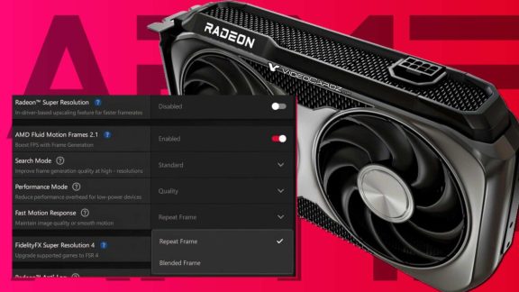 اضافه شدن ویژگی جدید Fast Motion Response در AMD Fluid Motion Frames 2.1