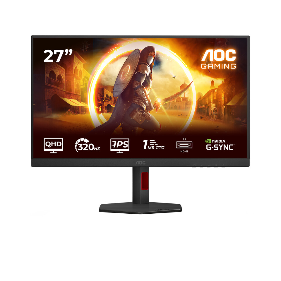گیمینگ رقابتی و مقرونبهصرفه QHD با مانیتور AOC GAMING Q27G4SRU