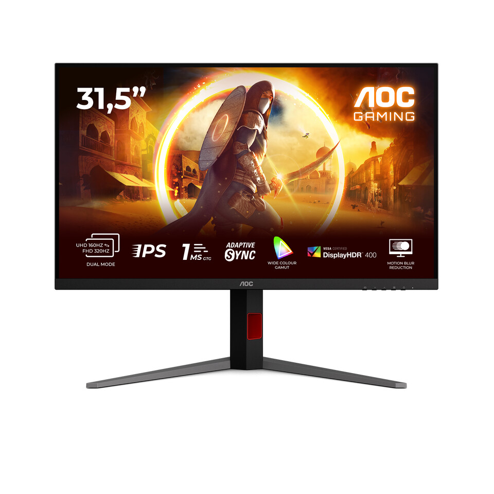مانیتور AOC GAMING U32G4U با صفحه 32 اینچی و فناوری Dual Frame برای انعطافپذیری بینظیر