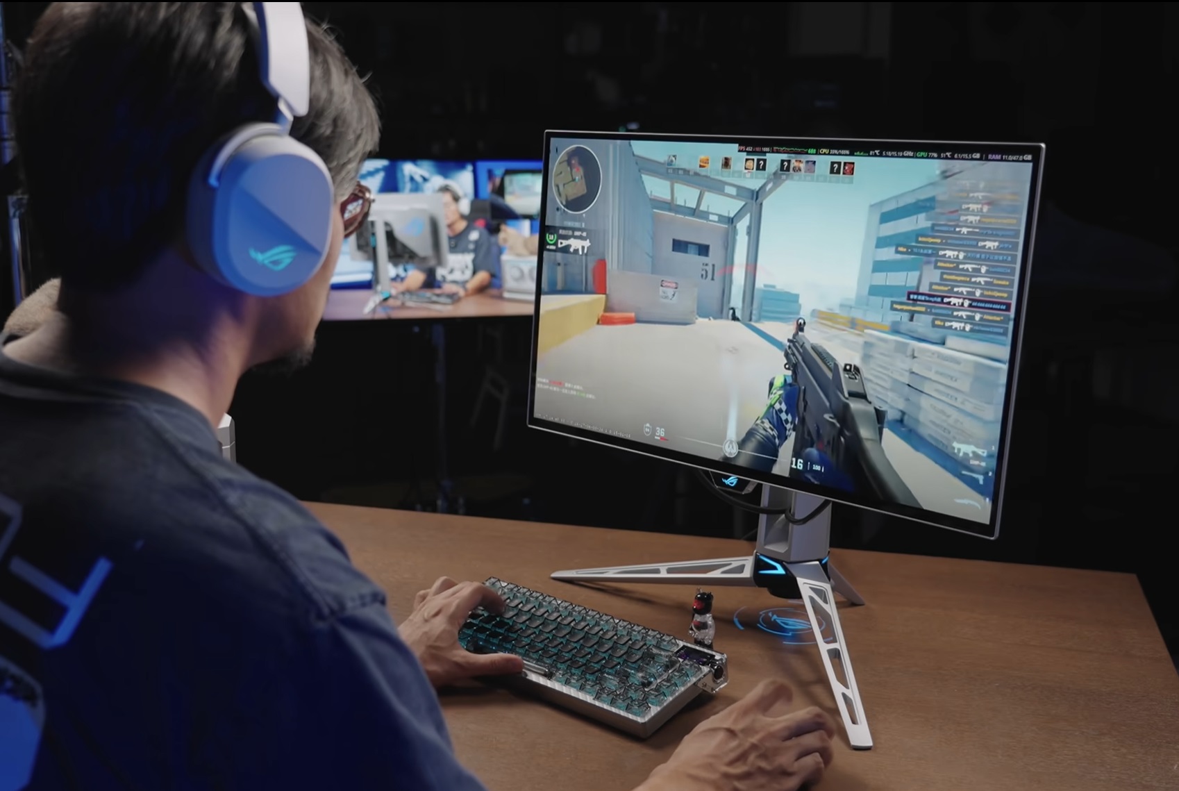 اولین مانیتور 720 هرتز با پنل OLED نسل چهارم الجی: ROG Super Kill 27 Pro ایسوس