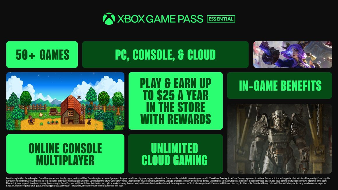 پلن Xbox Game Pass Essential