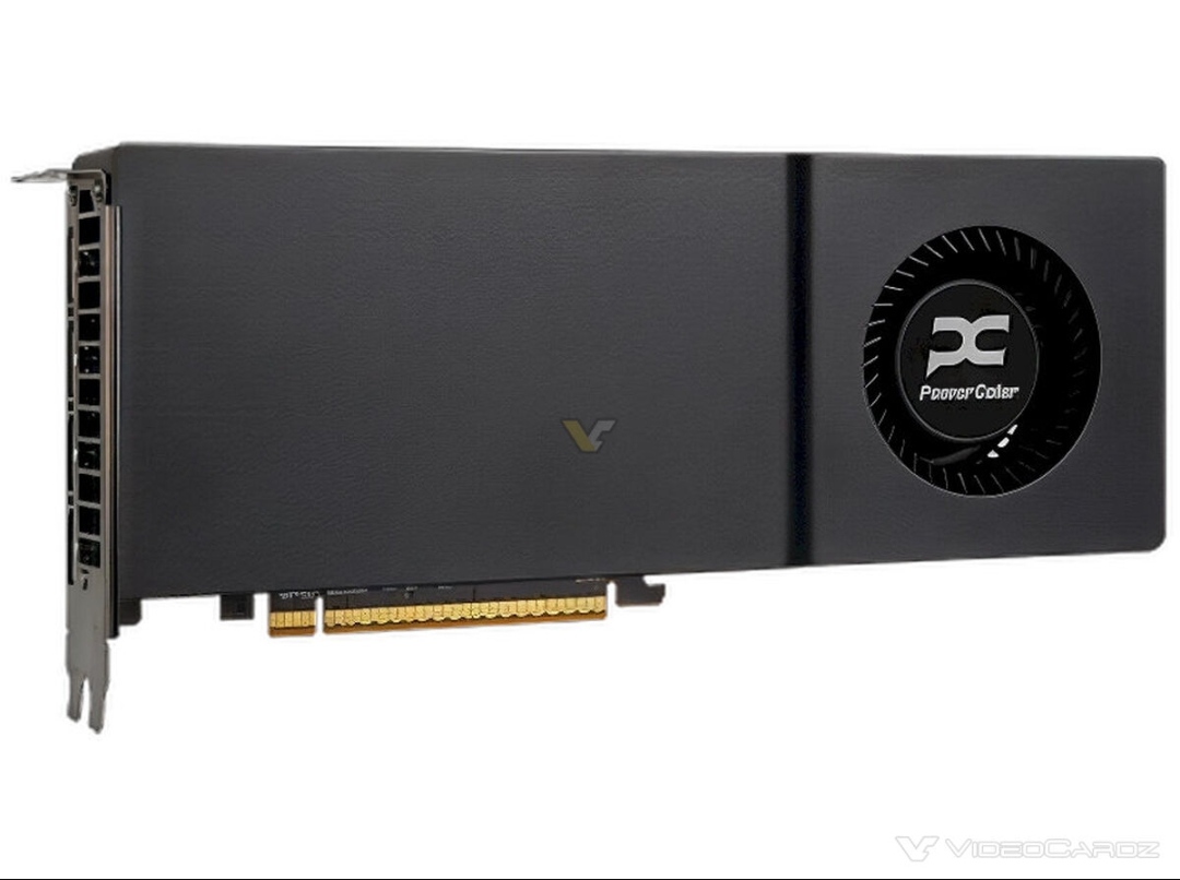 کارت گرافیک PowerColor AI PRO R9700 با آداپتور 12VHWPR زرد رنگ عرضه میشود