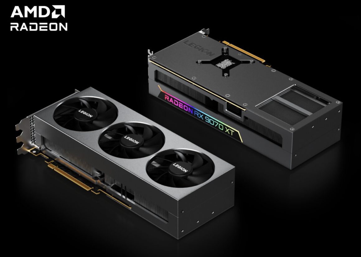 طراحی الهامگرفته از RX Vega برای Lenovo Radeon RX 9070 XT