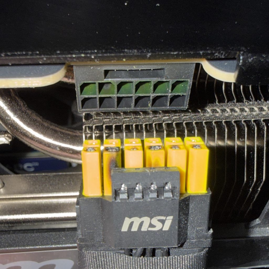 خرابی آداپتور کارت گرافیک MSI
