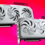 کارت‌های سفید RX 9070 XT و RX 9060 XT GAMING ICE توسط گیگابایت عرضه شدند