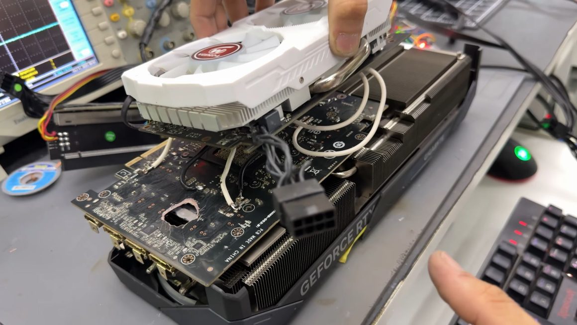 احیای گرافیک سوخته RTX 5070 Ti با RX 580