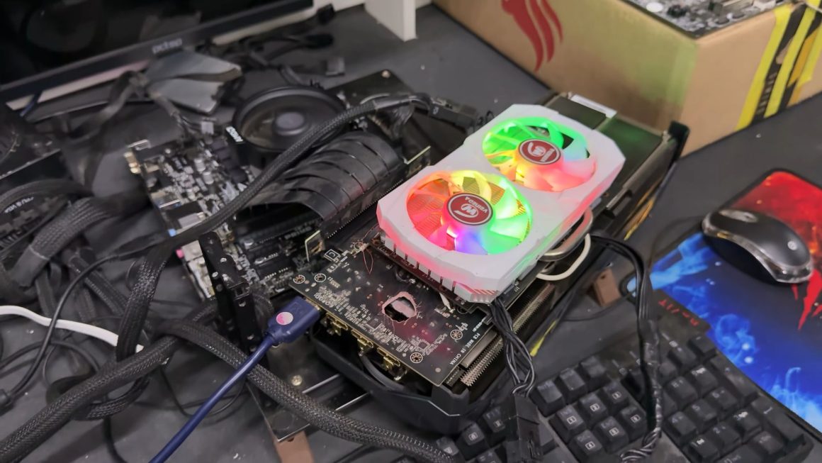 احیای گرافیک سوخته RTX 5070 Ti با RX 580