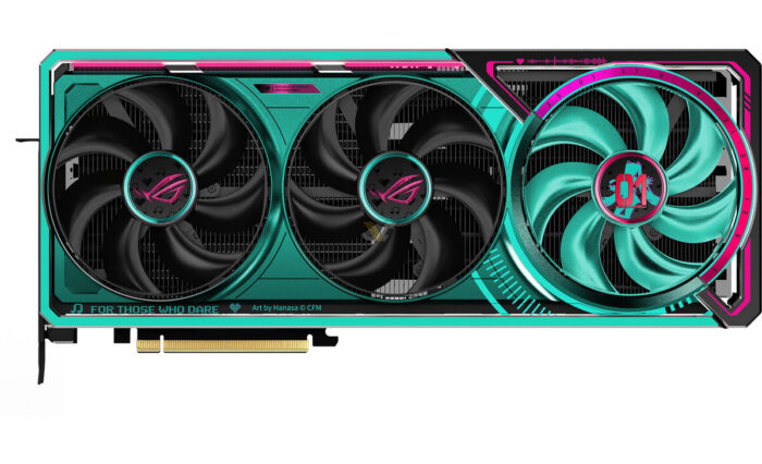 ایسوس قیمت کارت گرافیک RTX 5080 Hatsune Miku را تایید کرد