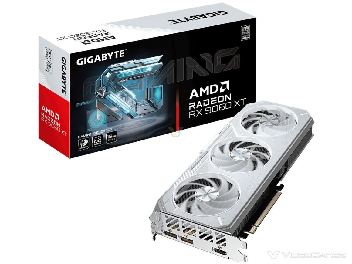 RX 9070 XT و RX 9060 XT GAMING ICE گیگابایت