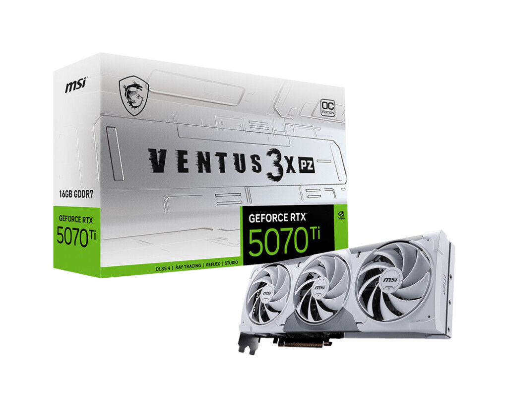 گرافیک MSI GeForce RTX 5070 Ti 16G VENTUS 3X PZ
