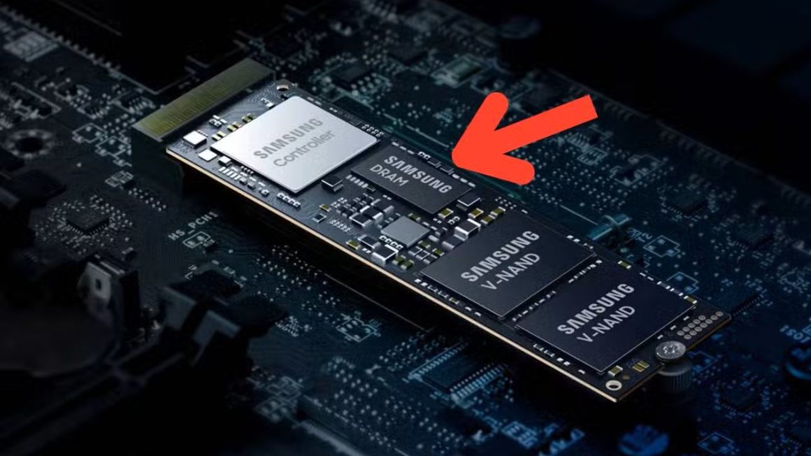 تاثیر حافظه کش DRAM در SSD