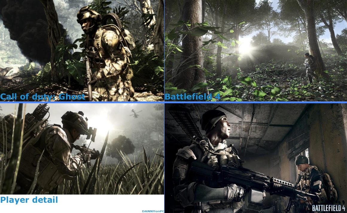 مقایسه گرافیک سری Call of Duty و Battlefield