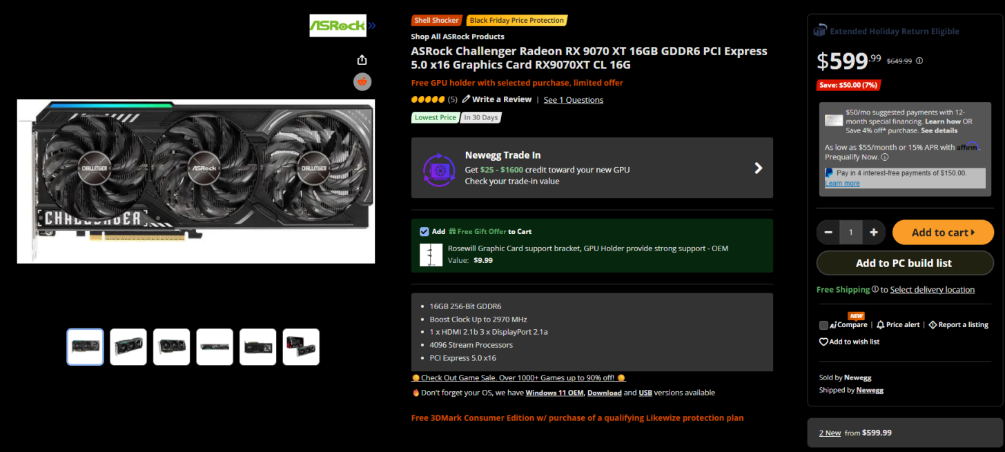 دسترسی به گرافیکهای AMD RX 9070 XT و RX 9070 با قیمت پیشنهادی سازنده